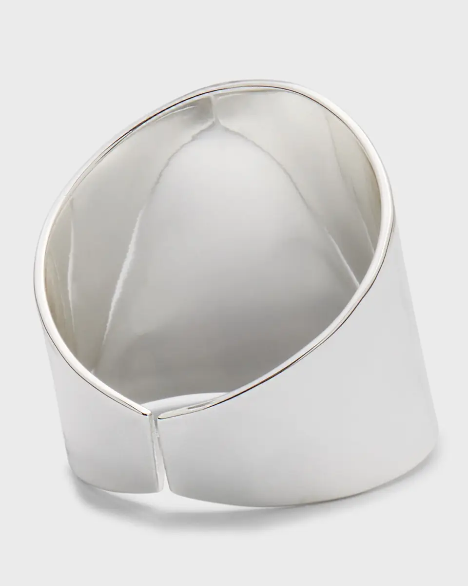 NEST Jewelry Adjustable Silver Hammered Ring | Thumbnail 4