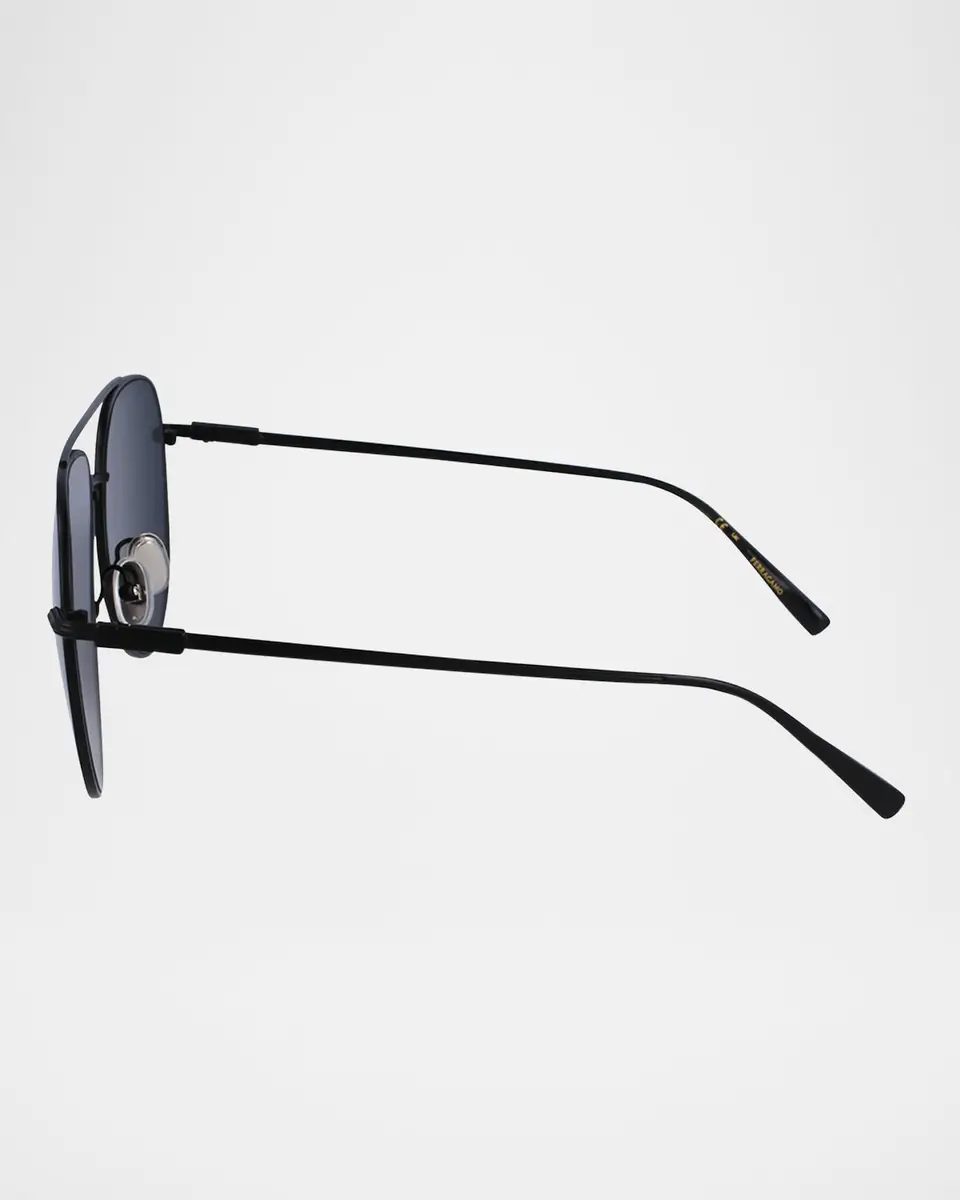 Ferragamo Men's Gancini Evolution Metal Aviator Sunglasses | Thumbnail 3 Ferragamo Men's Gancini Evolution Metal Aviator Sunglasses | Thumbnail 3