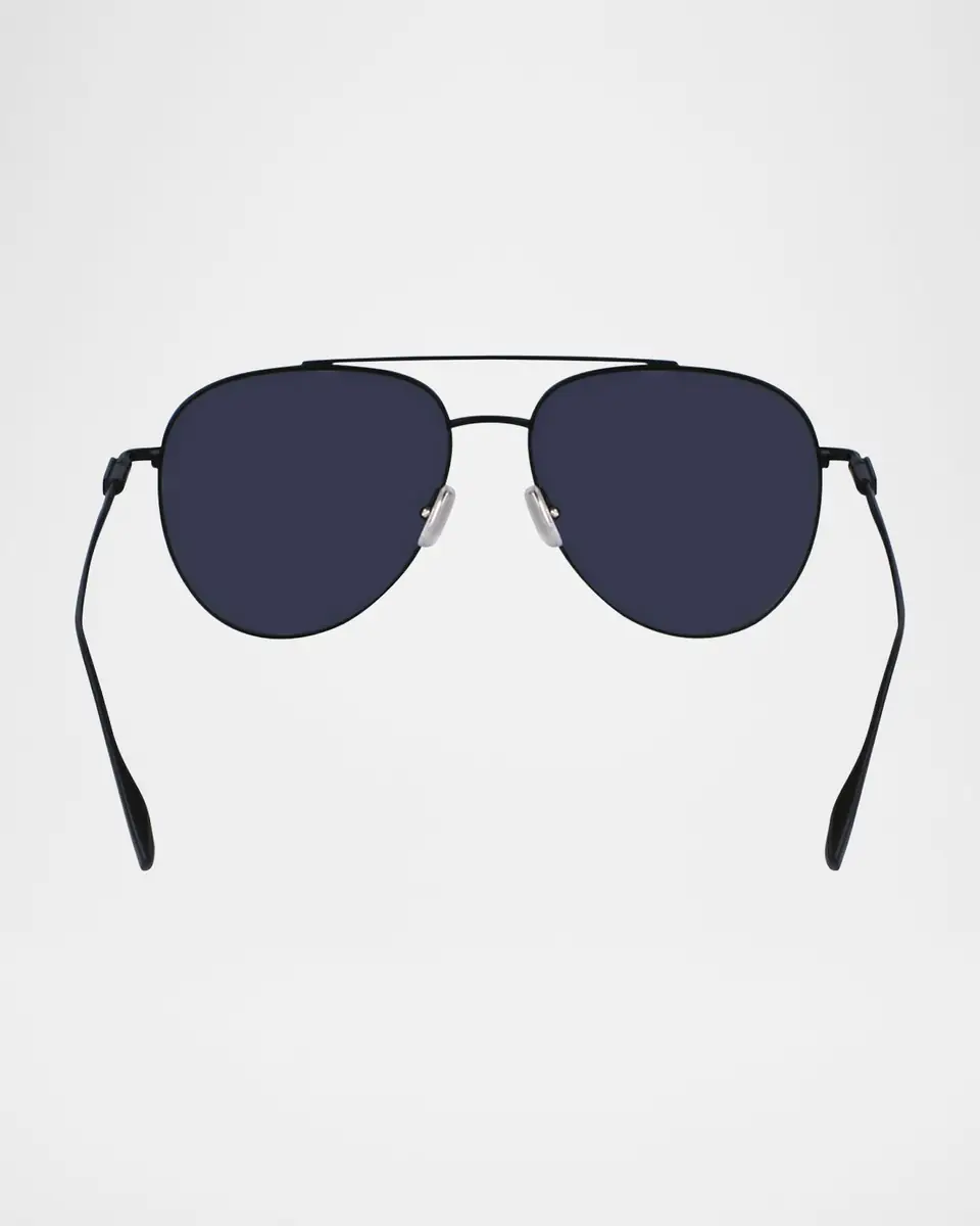 Ferragamo Men's Gancini Evolution Metal Aviator Sunglasses | Thumbnail 4 Ferragamo Men's Gancini Evolution Metal Aviator Sunglasses | Thumbnail 4
