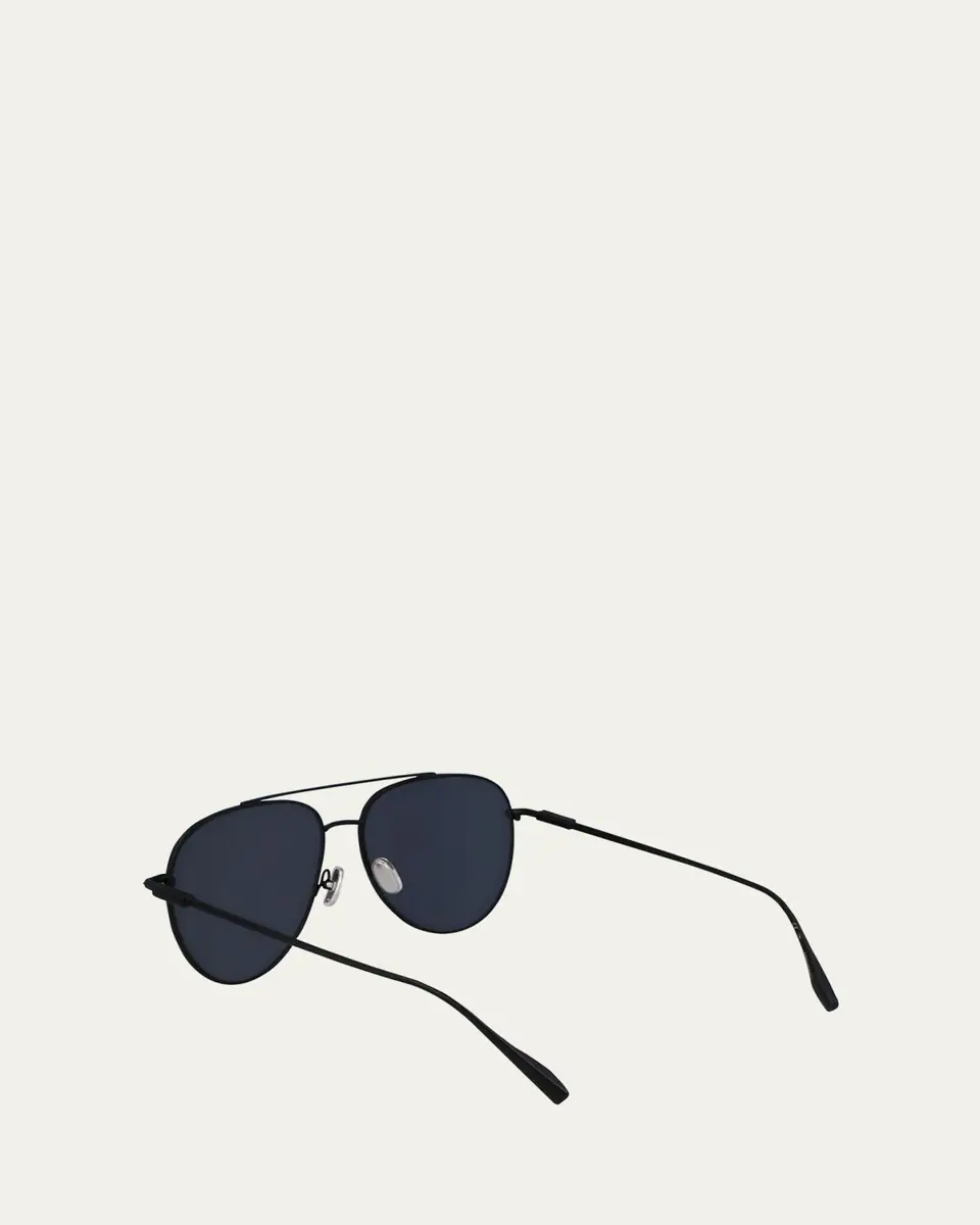 Ferragamo Men's Gancini Evolution Metal Aviator Sunglasses | Thumbnail 7 Ferragamo Men's Gancini Evolution Metal Aviator Sunglasses | Thumbnail 7
