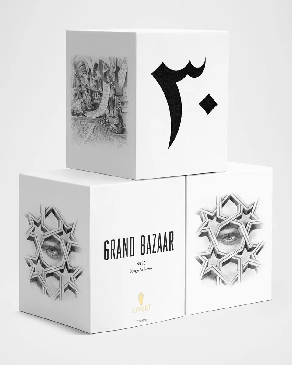 L'Objet No.30 Grand Bazaar 3-Wick Candle, 1000 g | Thumbnail 2 L'Objet No.30 Grand Bazaar 3-Wick Candle, 1000 g | Thumbnail 2
