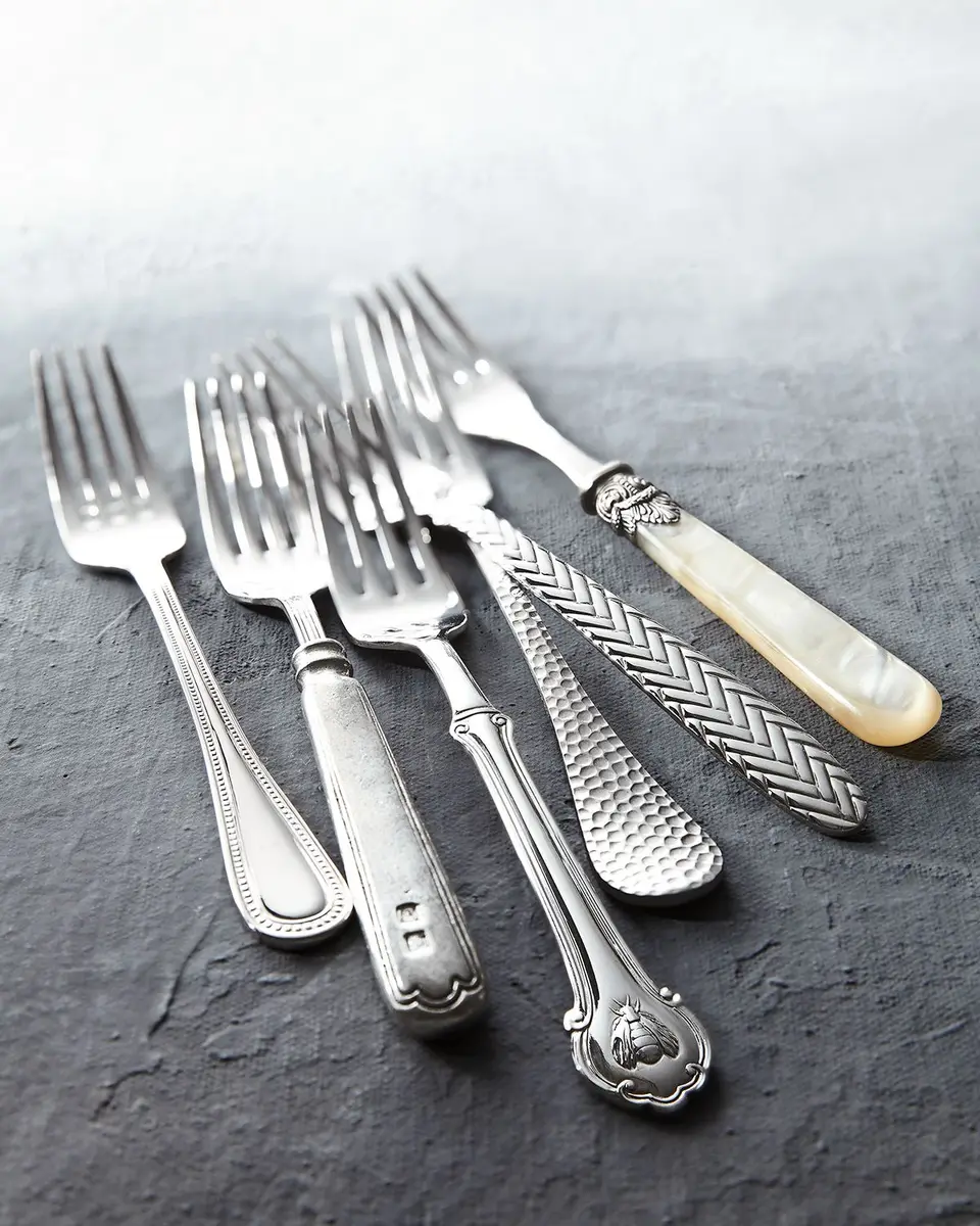 Wallace Silversmiths 65-Piece Euro Hammered Flatware Service | Thumbnail 3
