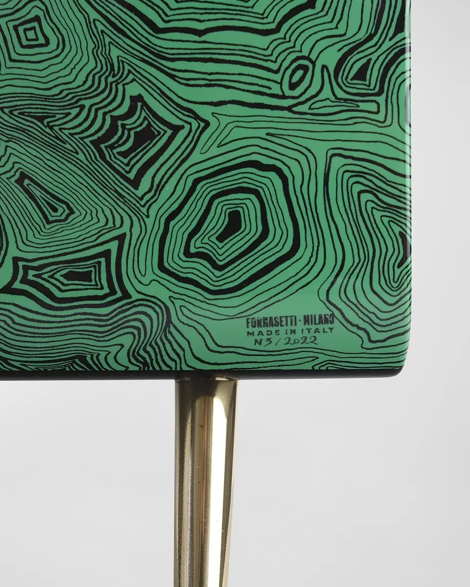 FORNASETTI Serratura Malachite Magazine Rack | Thumbnail 2 FORNASETTI Serratura Malachite Magazine Rack | Thumbnail 2