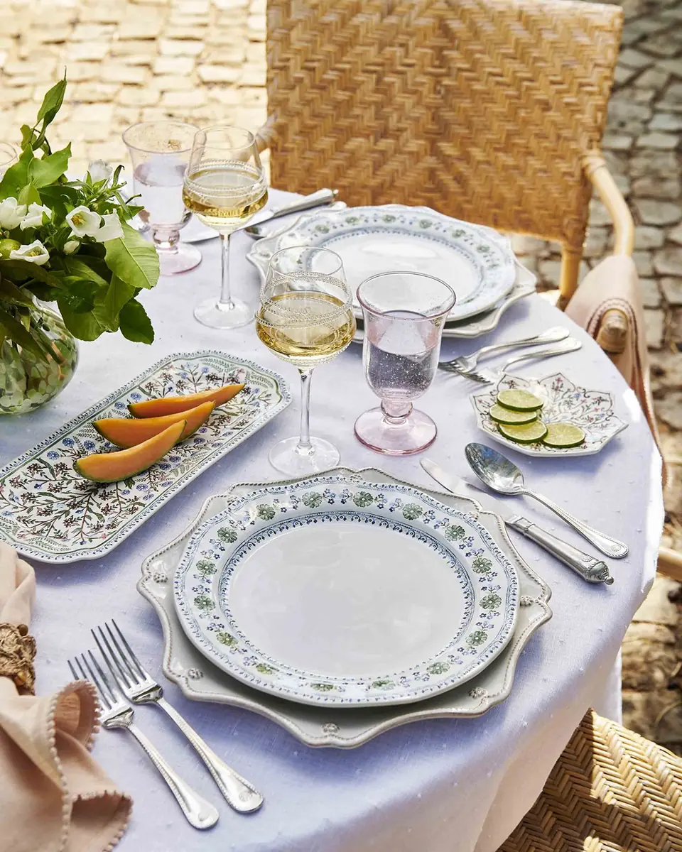 Juliska Villa Seville Chambray Dinner Plate | Thumbnail 2 Juliska Villa Seville Chambray Dinner Plate | Thumbnail 2