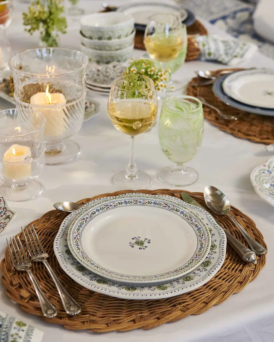 Juliska Villa Seville Chambray Dinner Plate | Thumbnail 3 Juliska Villa Seville Chambray Dinner Plate | Thumbnail 3