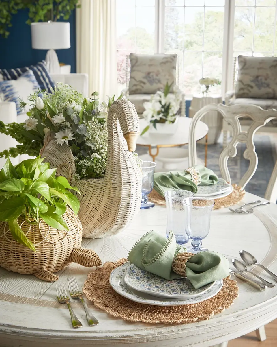 Juliska Villa Seville Chambray Dinner Plate | Thumbnail 4 Juliska Villa Seville Chambray Dinner Plate | Thumbnail 4