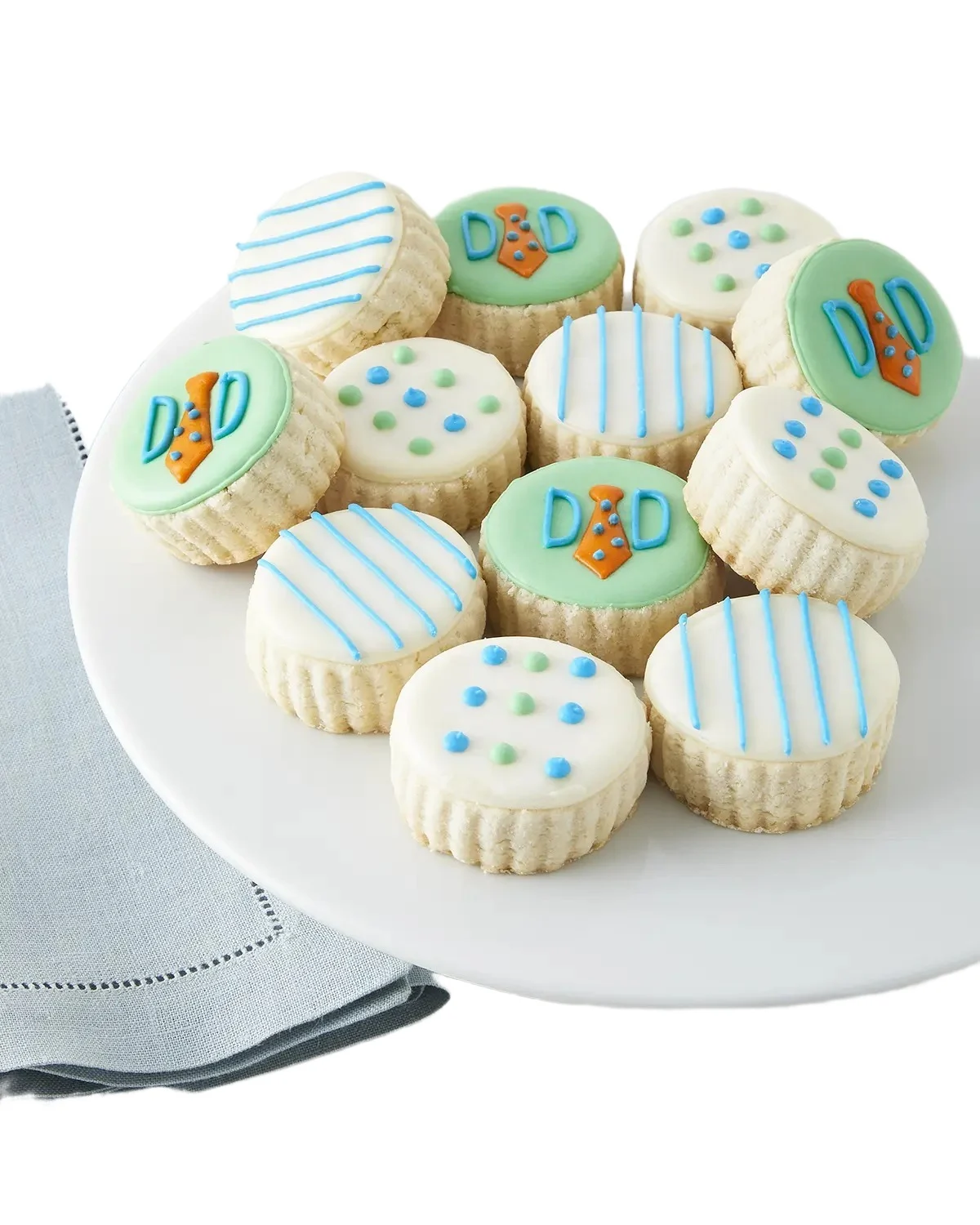 Le Gourmet Baking Father's Day Hand-Glazed Shortbread, 12 Count