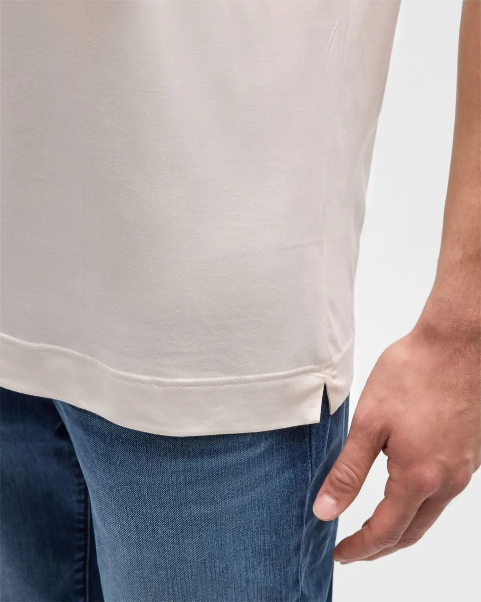 Zimmerli Men's Lyocell Short-Sleeve Crewneck T-Shirt | Thumbnail 5 Zimmerli Men's Lyocell Short-Sleeve Crewneck T-Shirt | Thumbnail 5