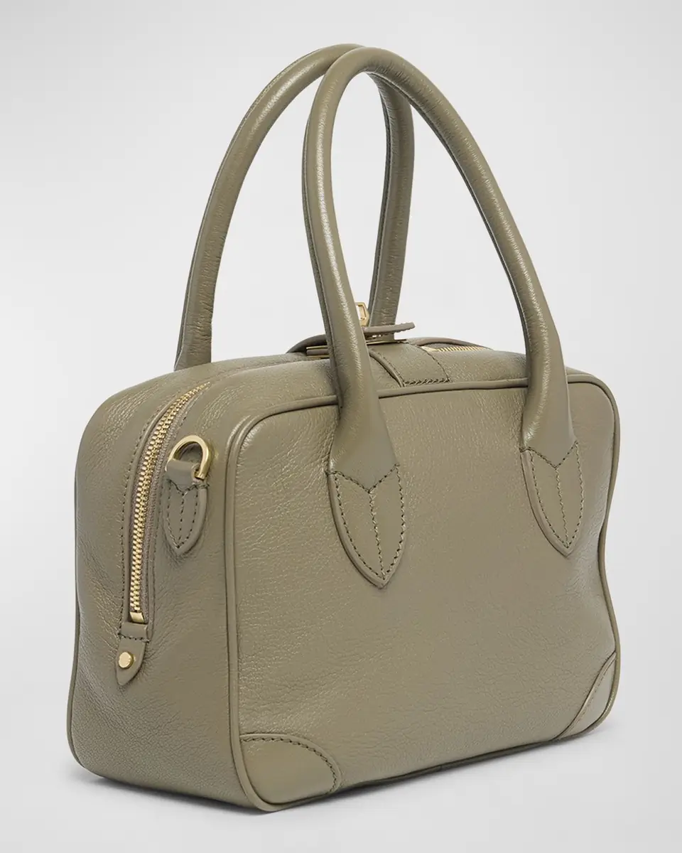 Golden Goose Vita Zip Goat Leather Top-Handle Bag | Thumbnail 18 Golden Goose Vita Zip Goat Leather Top-Handle Bag | Thumbnail 18