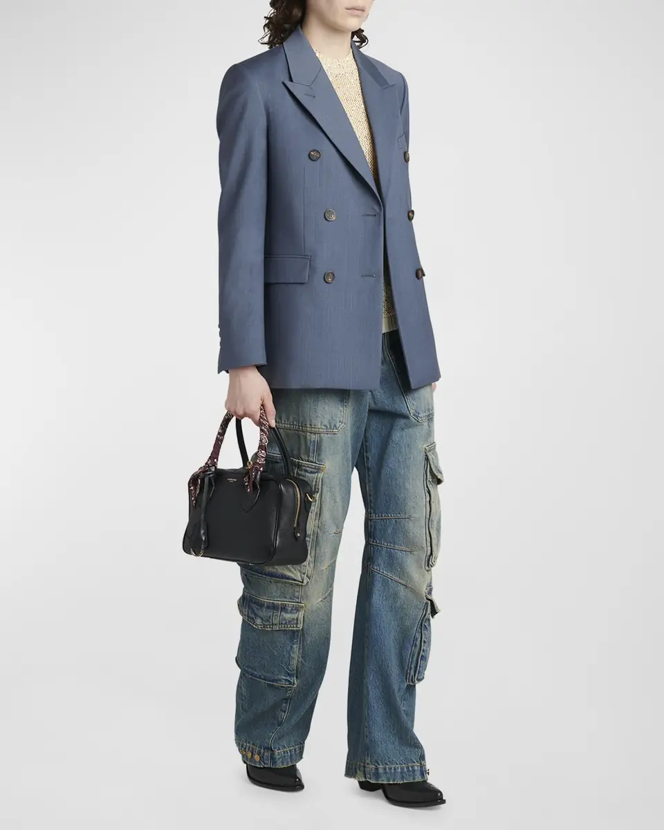 Golden Goose Vita Zip Goat Leather Top-Handle Bag | Thumbnail 7 Golden Goose Vita Zip Goat Leather Top-Handle Bag | Thumbnail 7