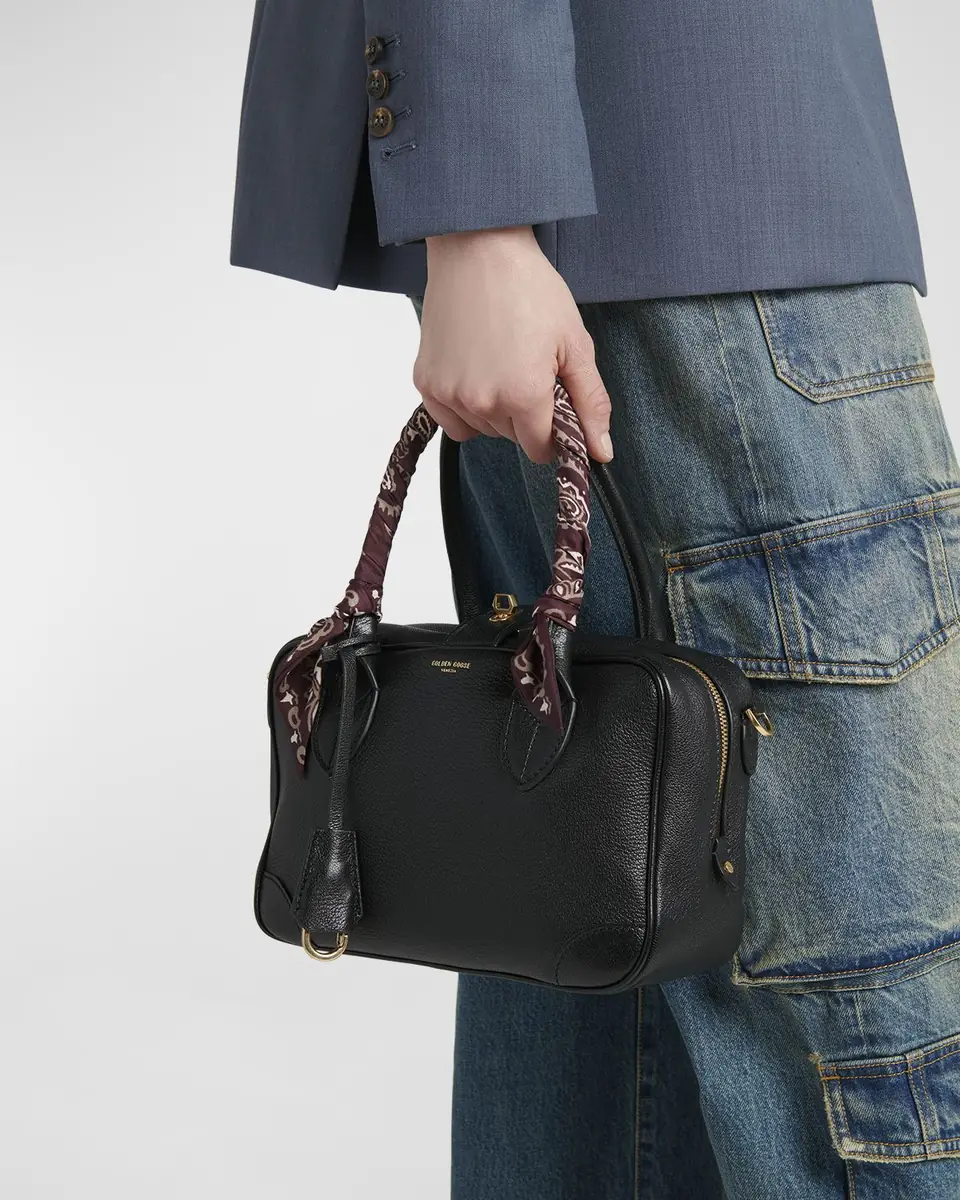 Golden Goose Vita Zip Goat Leather Top-Handle Bag | Thumbnail 9 Golden Goose Vita Zip Goat Leather Top-Handle Bag | Thumbnail 9