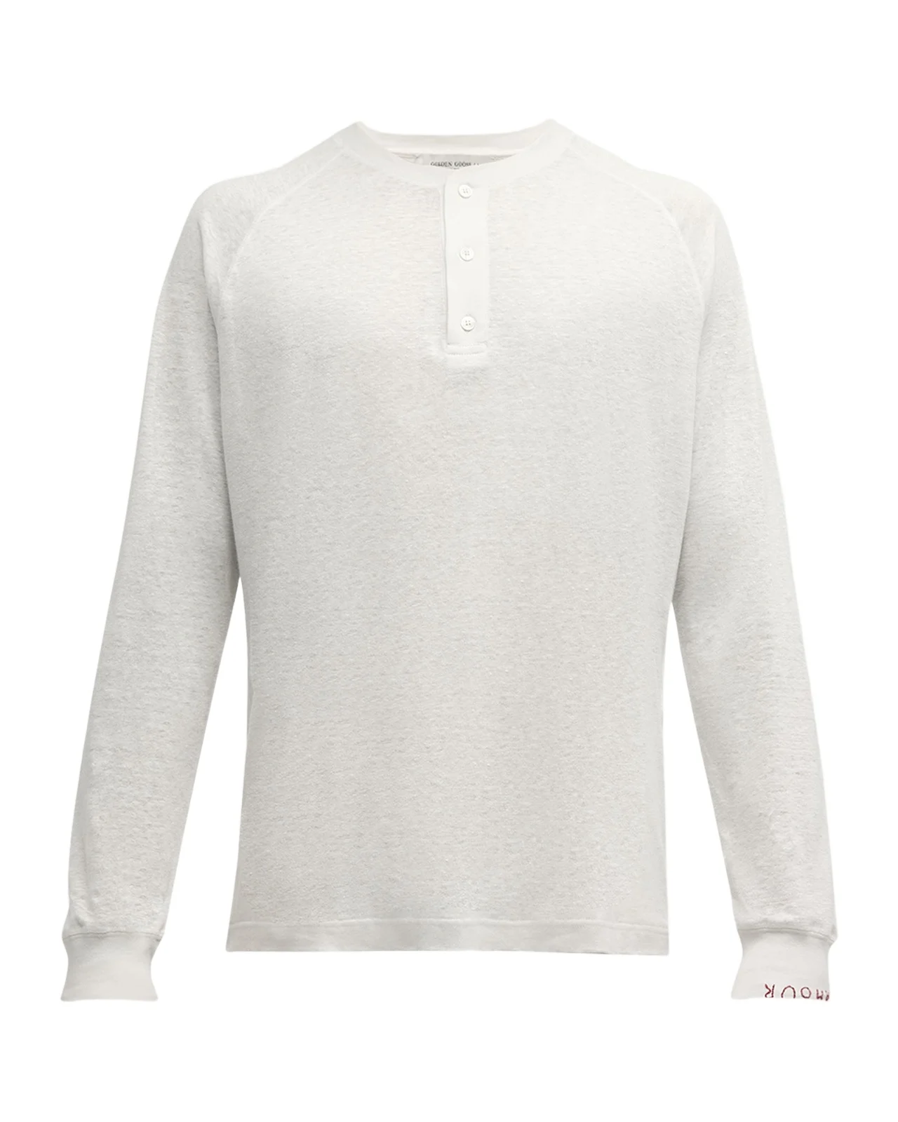 Golden Goose Men's Journey Raglan Henley Shirt