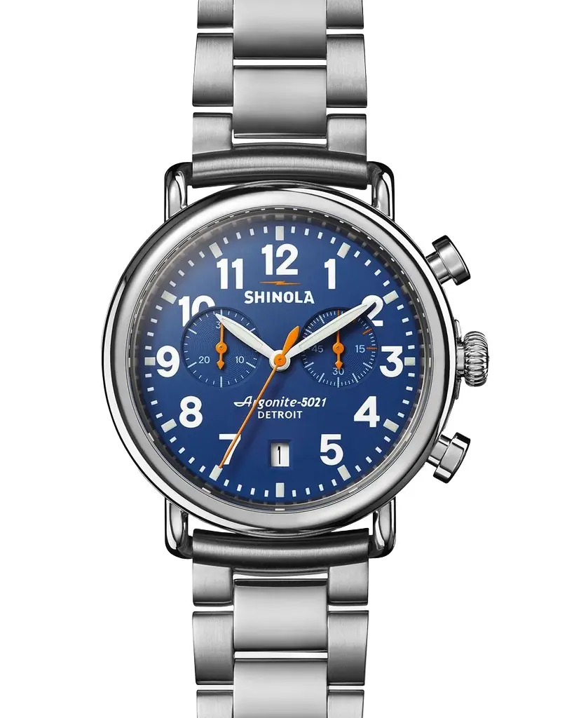 Shinola Runwell 2 Eye Chrono Bracelet Watch, 41mm
