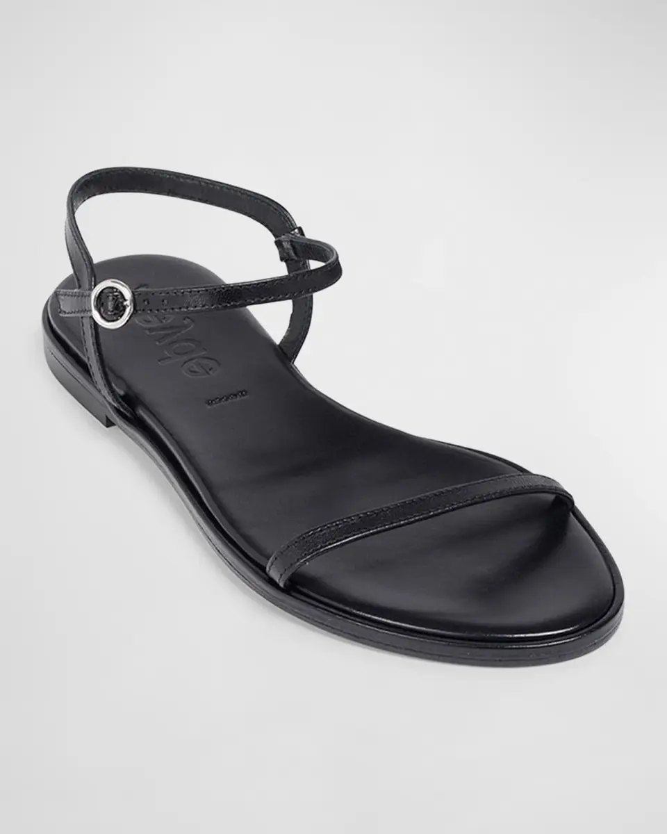 Aeyde Nettie Leather Ankle-Strap Sandals | Thumbnail 2