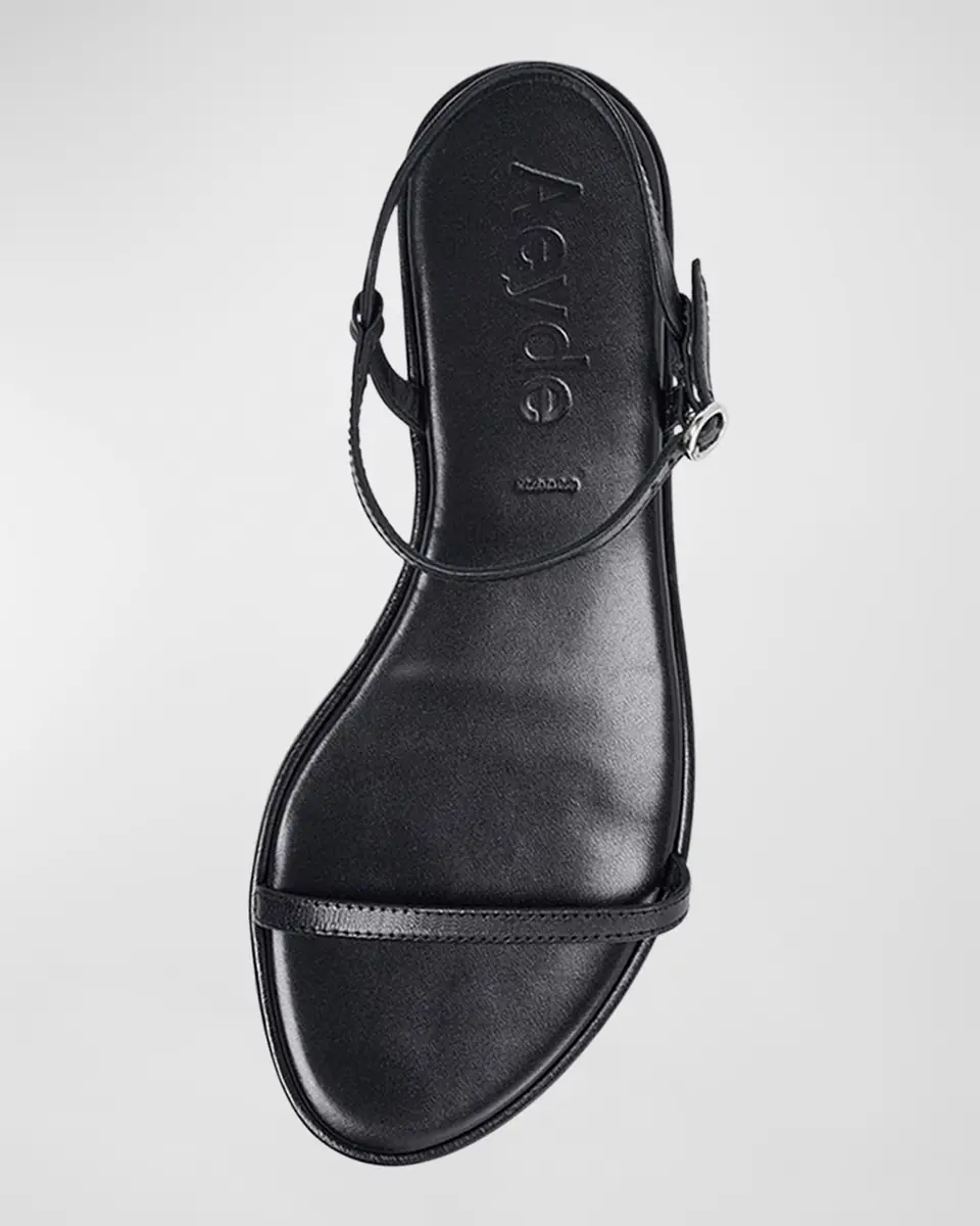 Aeyde Nettie Leather Ankle-Strap Sandals | Thumbnail 4