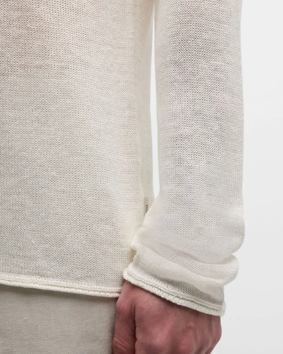 Onia Men's Kevin Linen Crewneck Sweater | Thumbnail 4 Onia Men's Kevin Linen Crewneck Sweater | Thumbnail 4