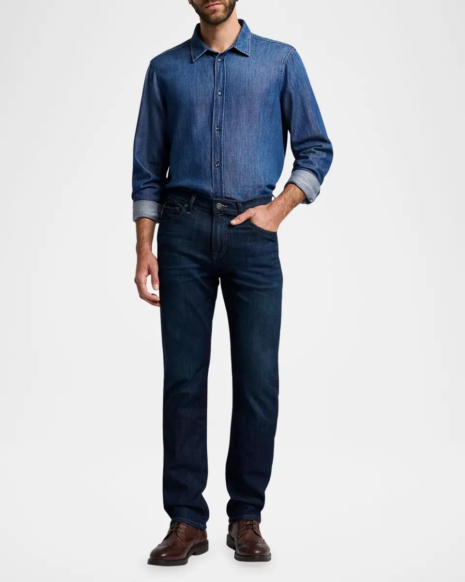 7 For All Mankind Men's Straight-Leg Jeans | Thumbnail 2