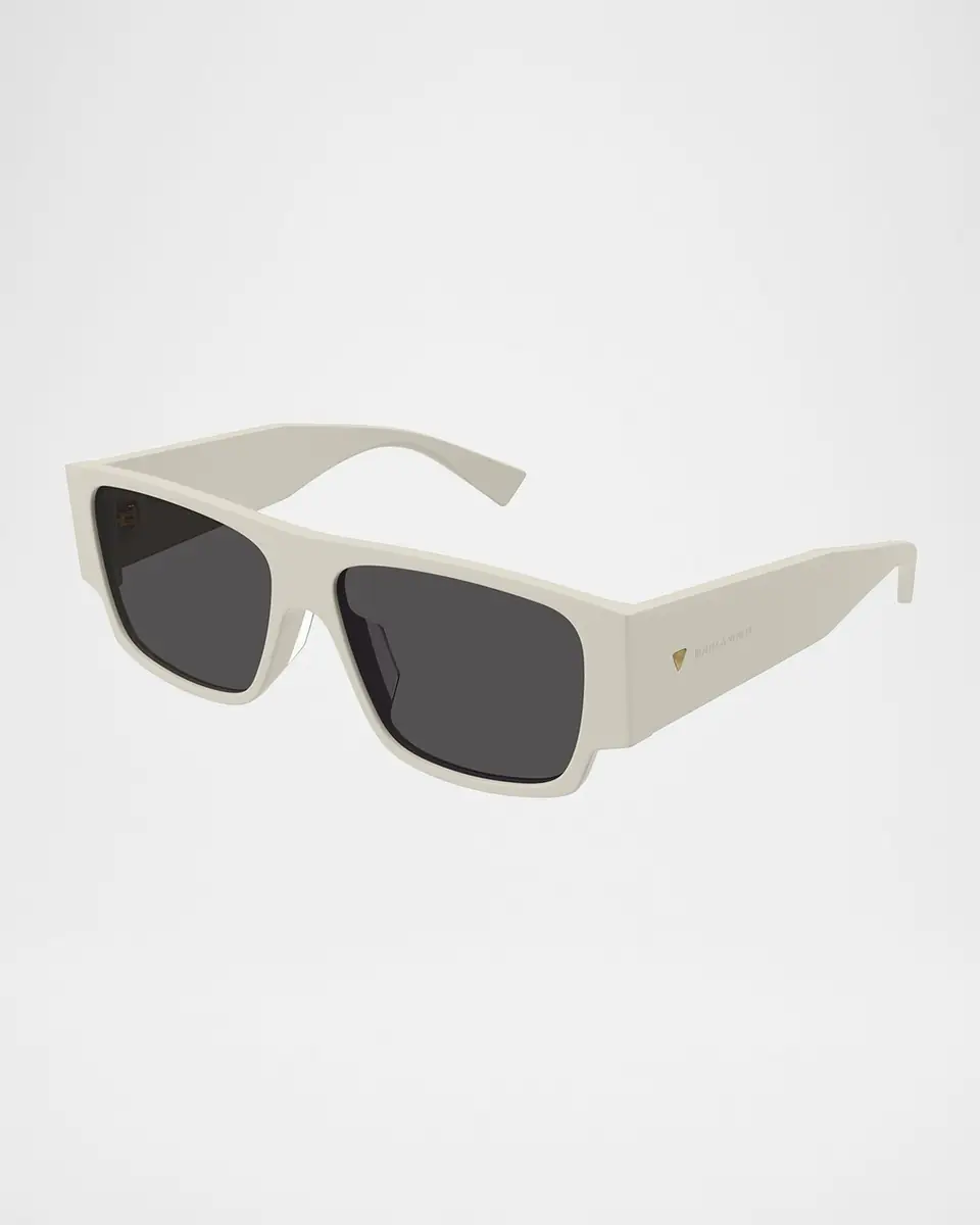 Bottega Veneta Men's Acetate Rectangle Sunglasses | Thumbnail 2 Bottega Veneta Men's Acetate Rectangle Sunglasses | Thumbnail 2