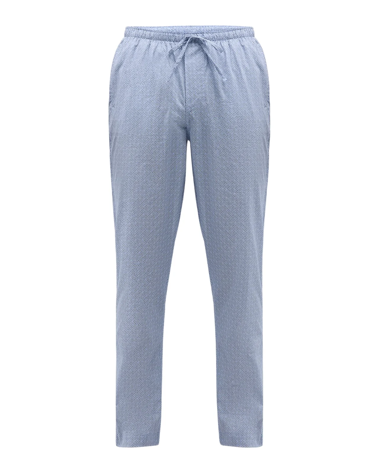 Men's Long Geo-Print Cotton Pants