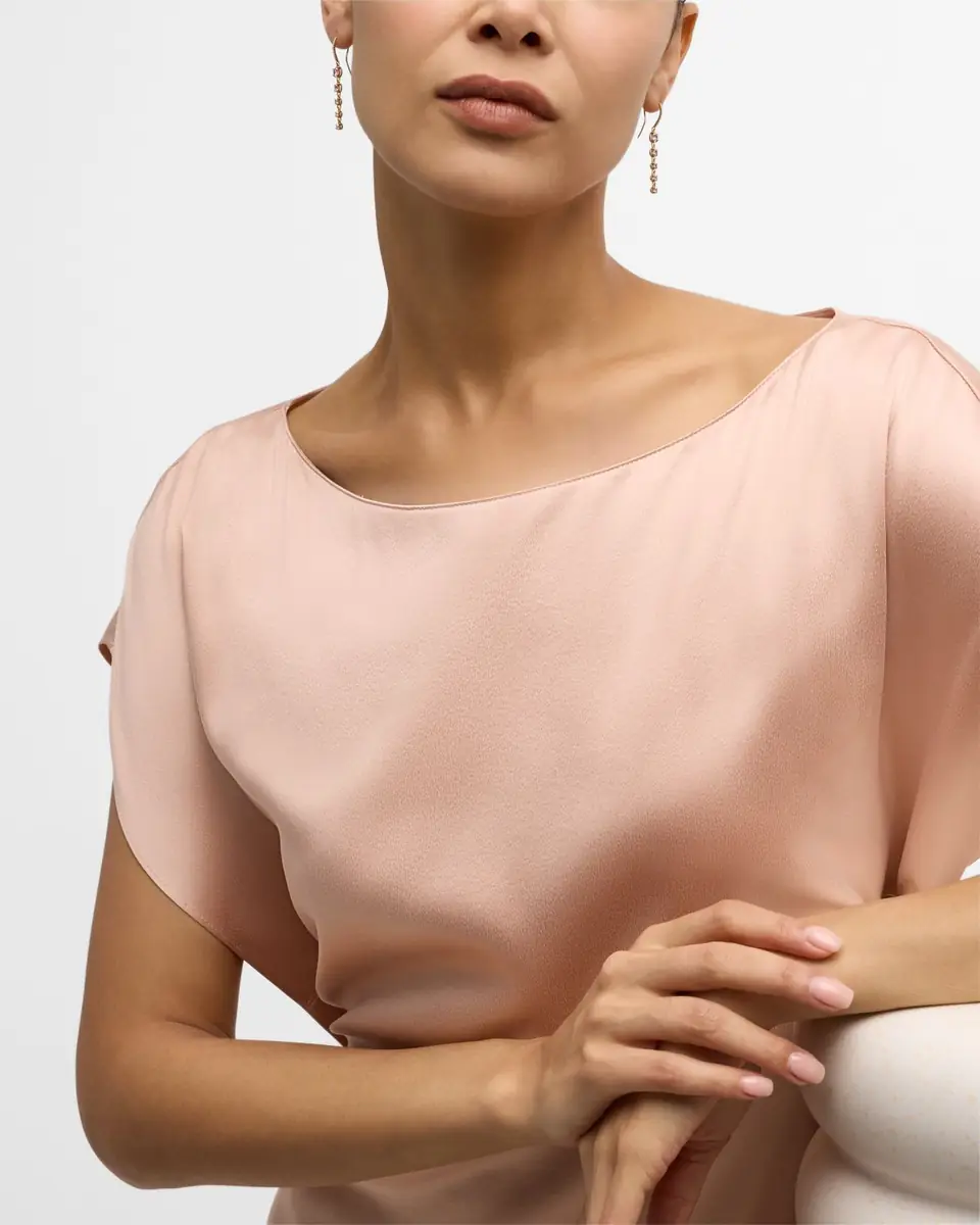Jennifer Meyer Graduated Illusion-Set 5 Pink Sapphire Drop Earrings | Thumbnail 5