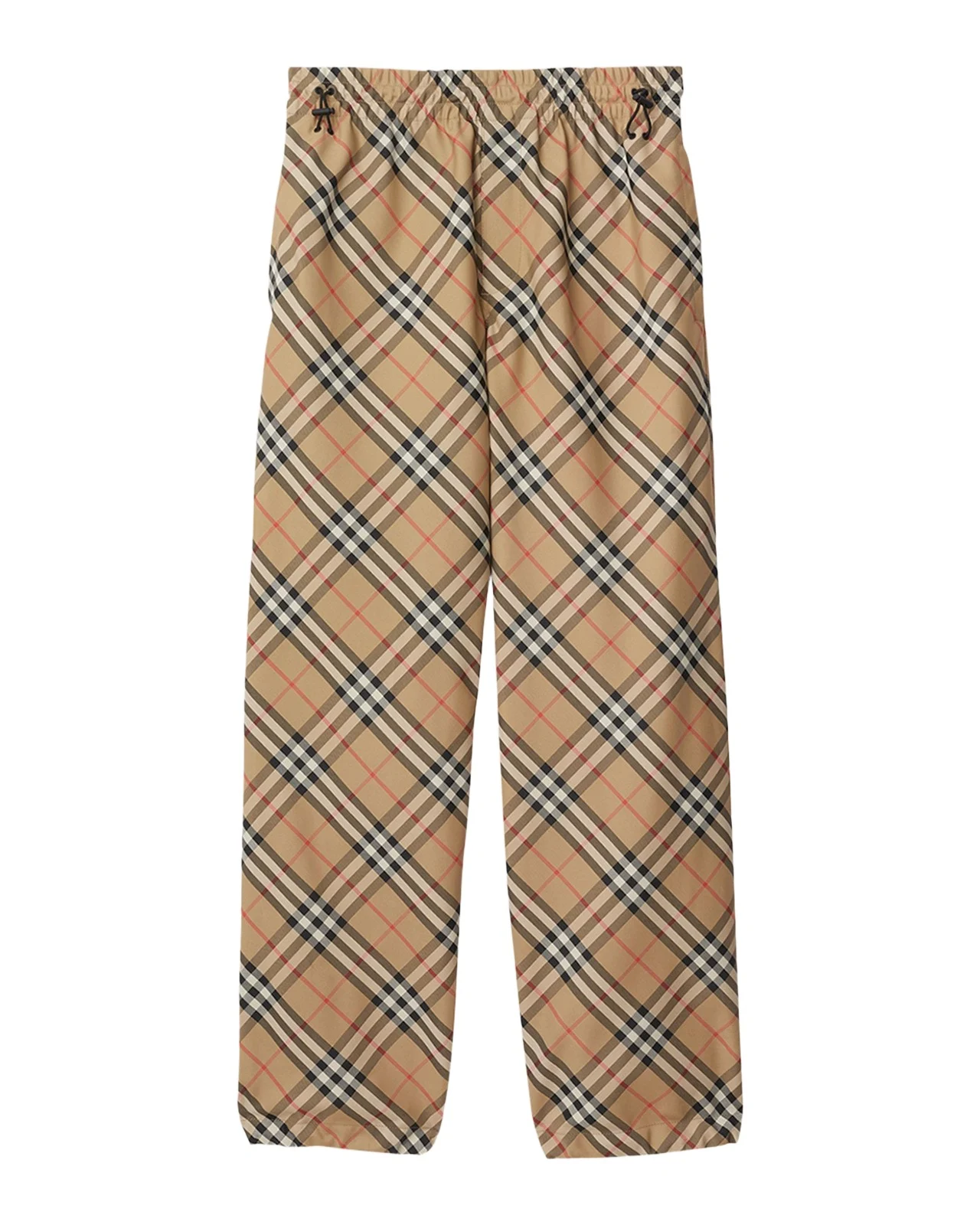 Burberry Men's Pull-On Check Trousers