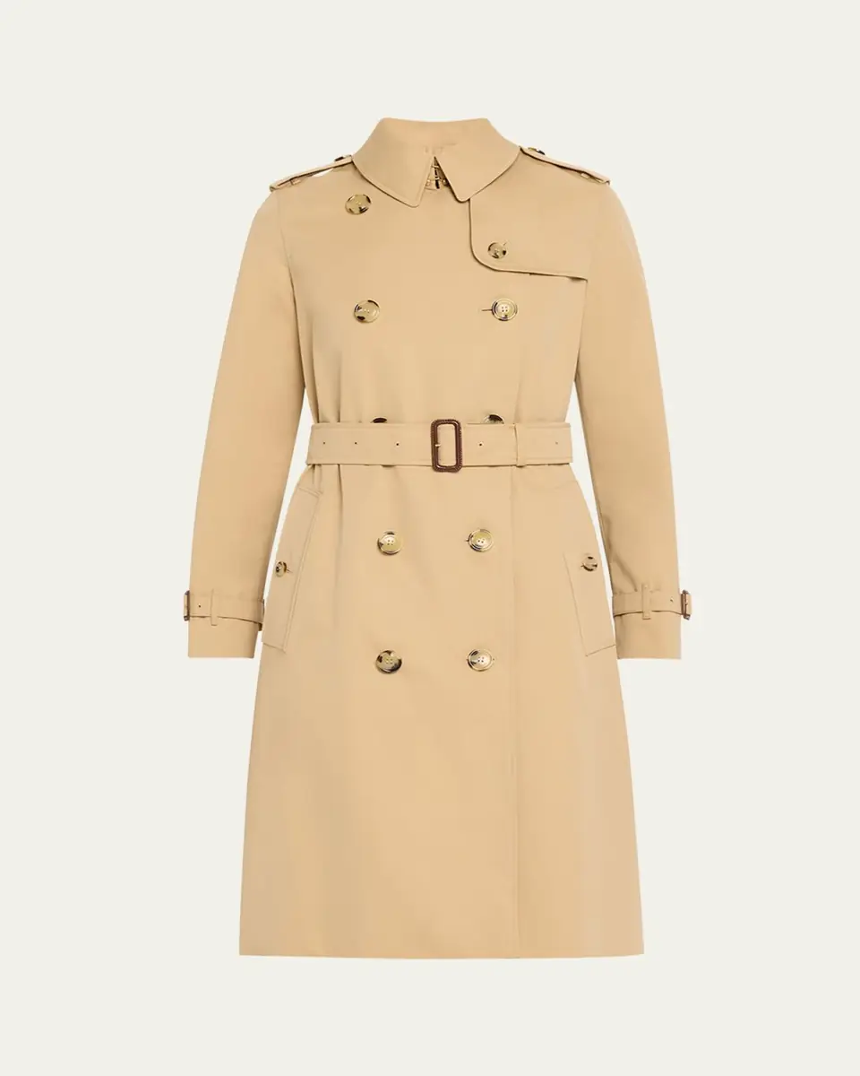 Burberry Kensington Organic Belted Double-Breasted Long Trench Coat | Thumbnail 6 Burberry Kensington Organic Belted Double-Breasted Long Trench Coat | Thumbnail 6