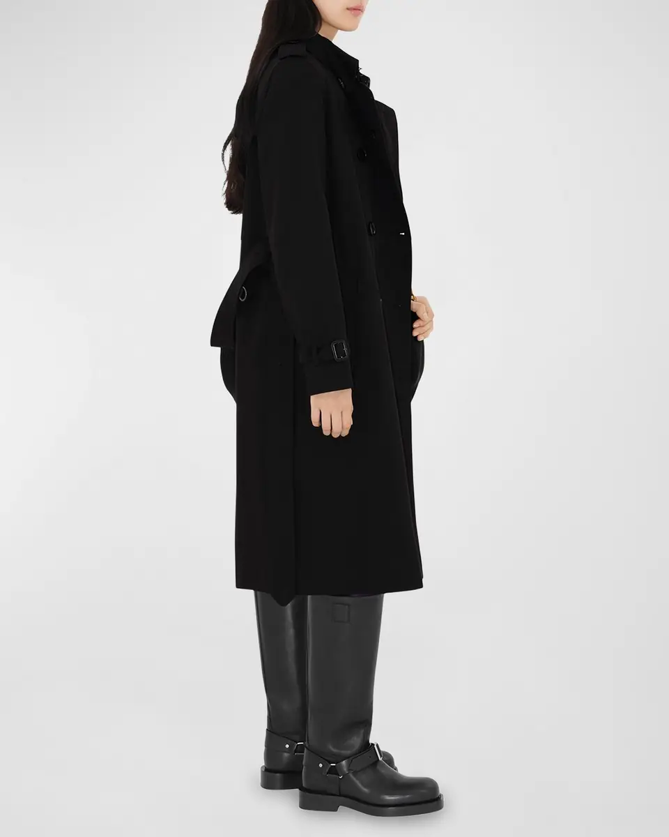 Burberry Kensington Organic Belted Double-Breasted Trench Coat | Thumbnail 2 Burberry Kensington Organic Belted Double-Breasted Trench Coat | Thumbnail 2