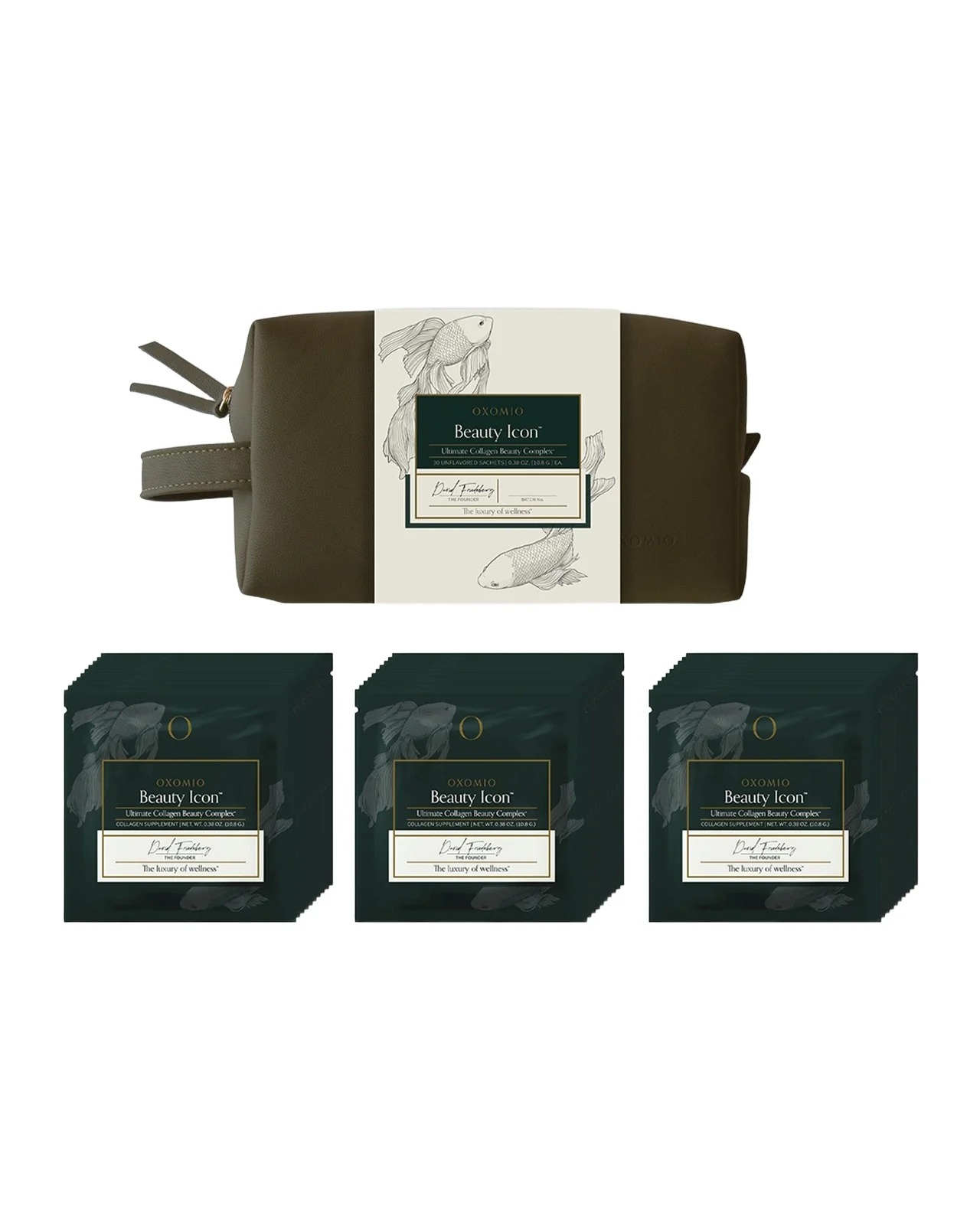 OXOMIO The Beauty Icon Travel Kit + Bag