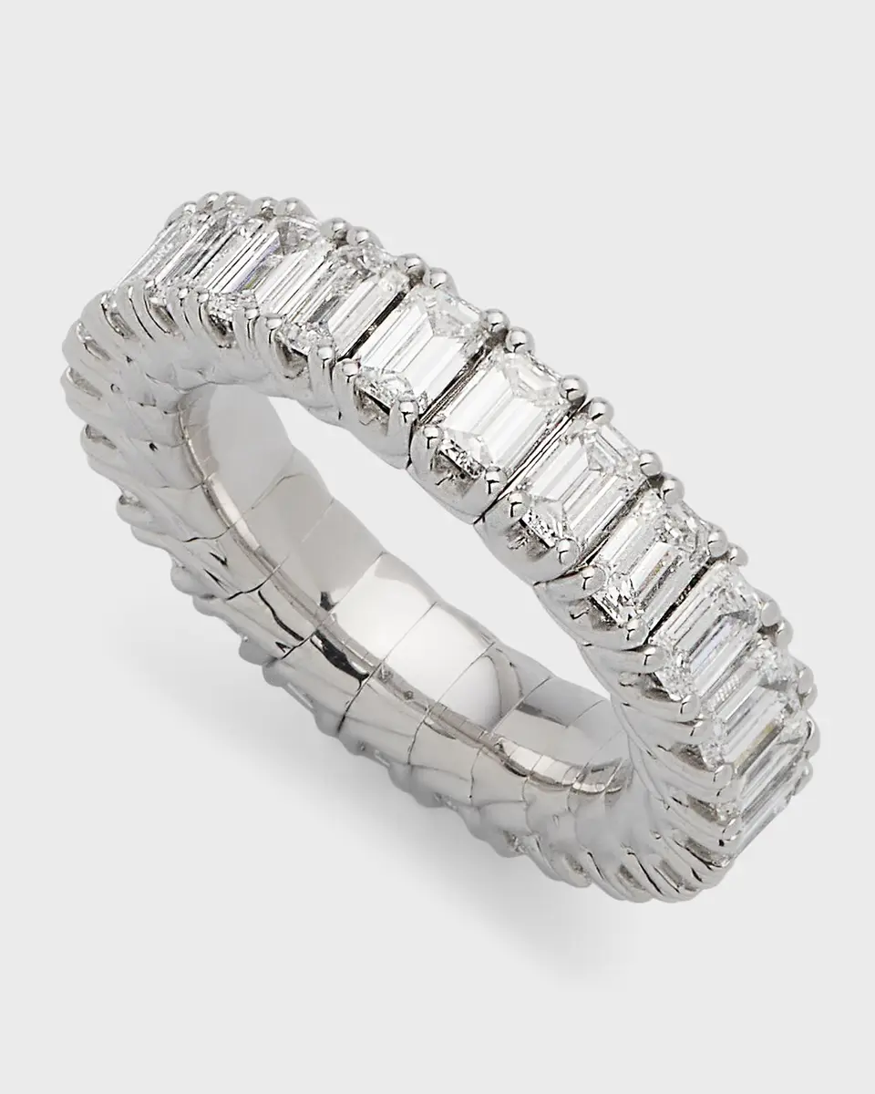 Picchiotti 18K White Gold Xpandable Diamond Ring, Size 5.75 - 8.25 | Thumbnail 2 Picchiotti 18K White Gold Xpandable Diamond Ring, Size 5.75 - 8.25 | Thumbnail 2