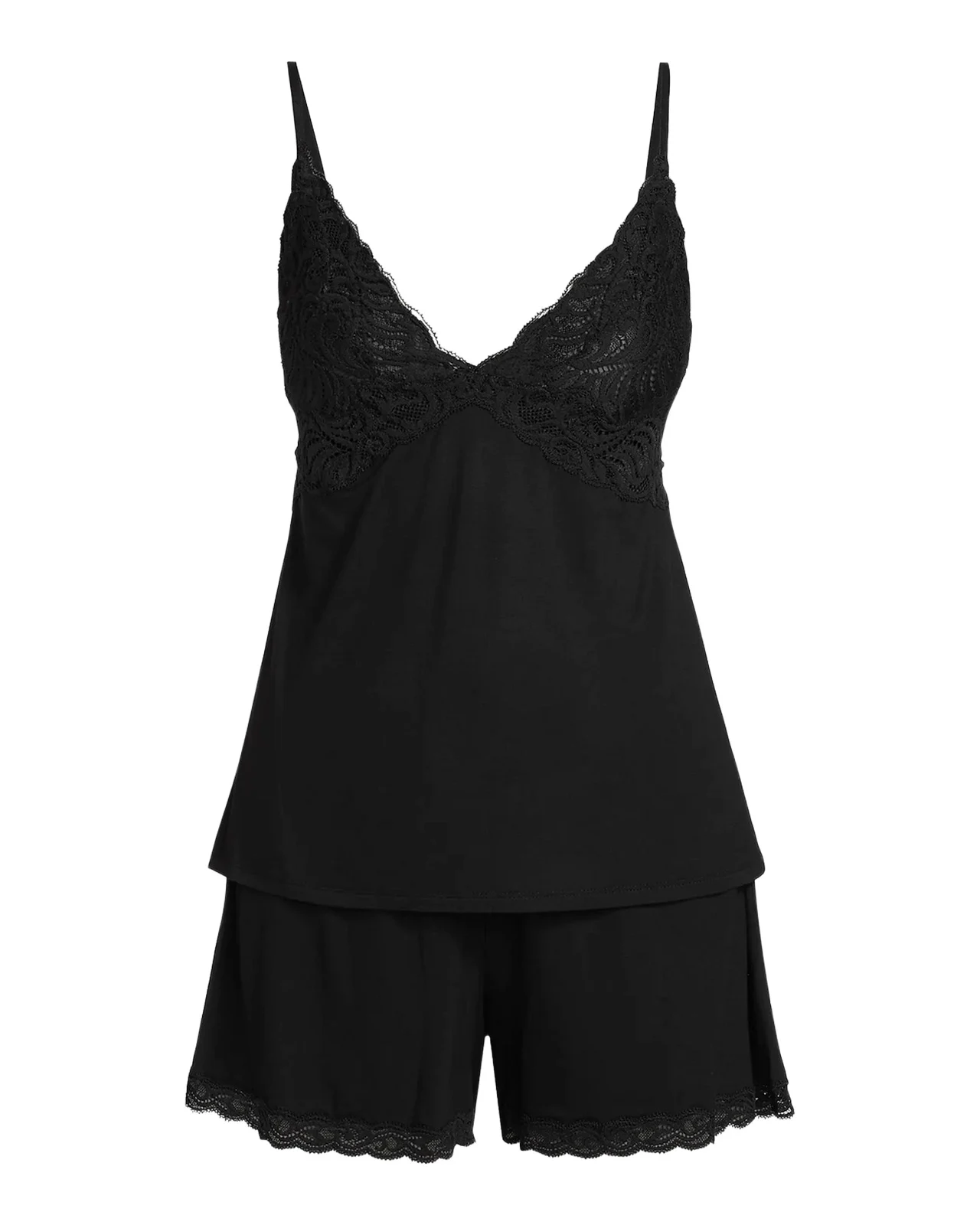 Feathers Essential Lace-Trim Cami Pajama Set Feathers Essential Lace-Trim Cami Pajama Set