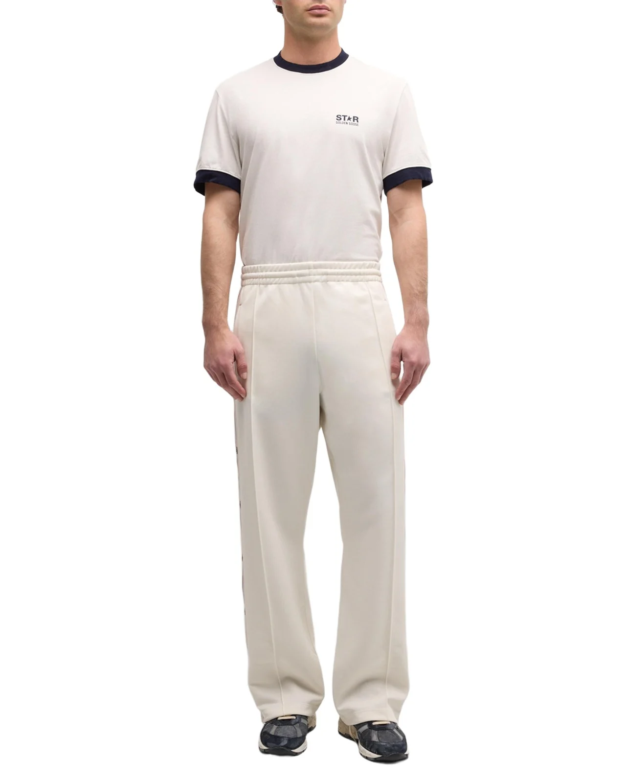 Golden Goose Men's Star Wide-Leg Joggers