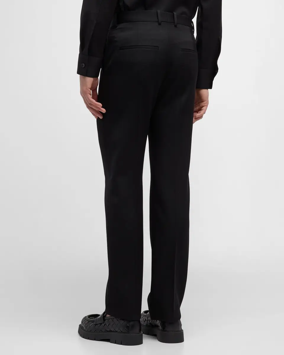 Bottega Veneta Men's Sartorial Grain de Poudre Trousers | Thumbnail 3 Bottega Veneta Men's Sartorial Grain de Poudre Trousers | Thumbnail 3