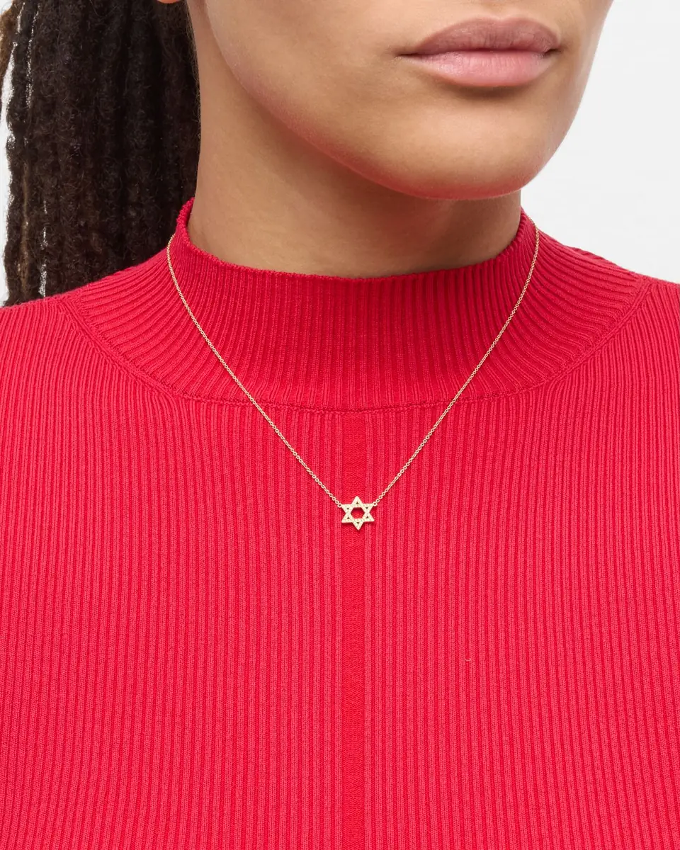 Jennifer Meyer Diamond Star of David Necklace | Thumbnail 2 Jennifer Meyer Diamond Star of David Necklace | Thumbnail 2