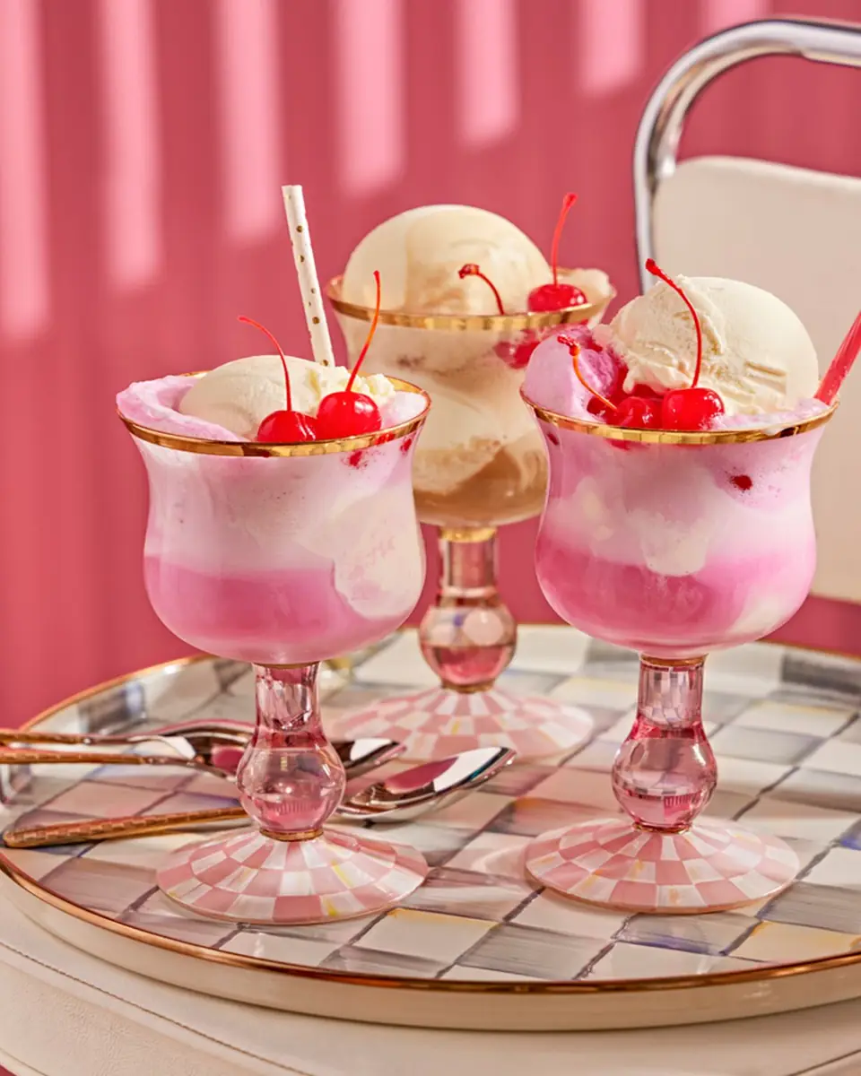 MacKenzie-Childs Rosy Check Wine Glass | Thumbnail 2