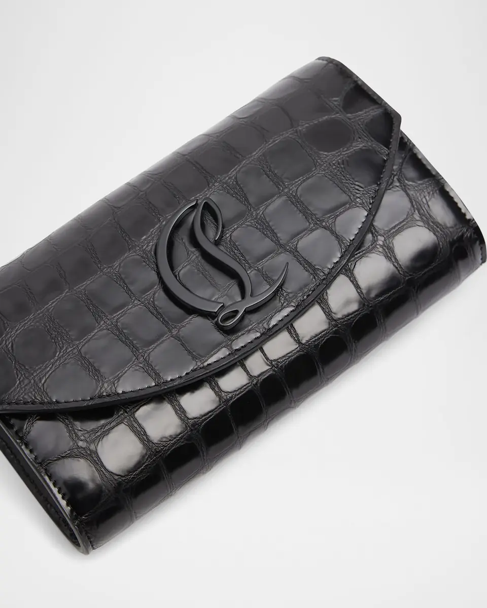 Christian Louboutin Loubi54 Wallet on Chain in Alligator Embossed Leather | Thumbnail 5 Christian Louboutin Loubi54 Wallet on Chain in Alligator Embossed Leather | Thumbnail 5