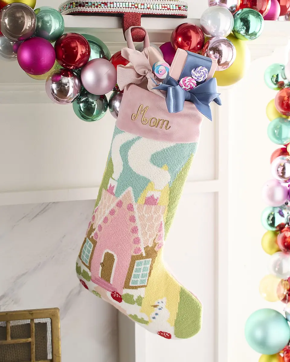 Bauble Stockings x Sainty Nelsen "The Winter Wonderland" Christmas Stocking, Personalized