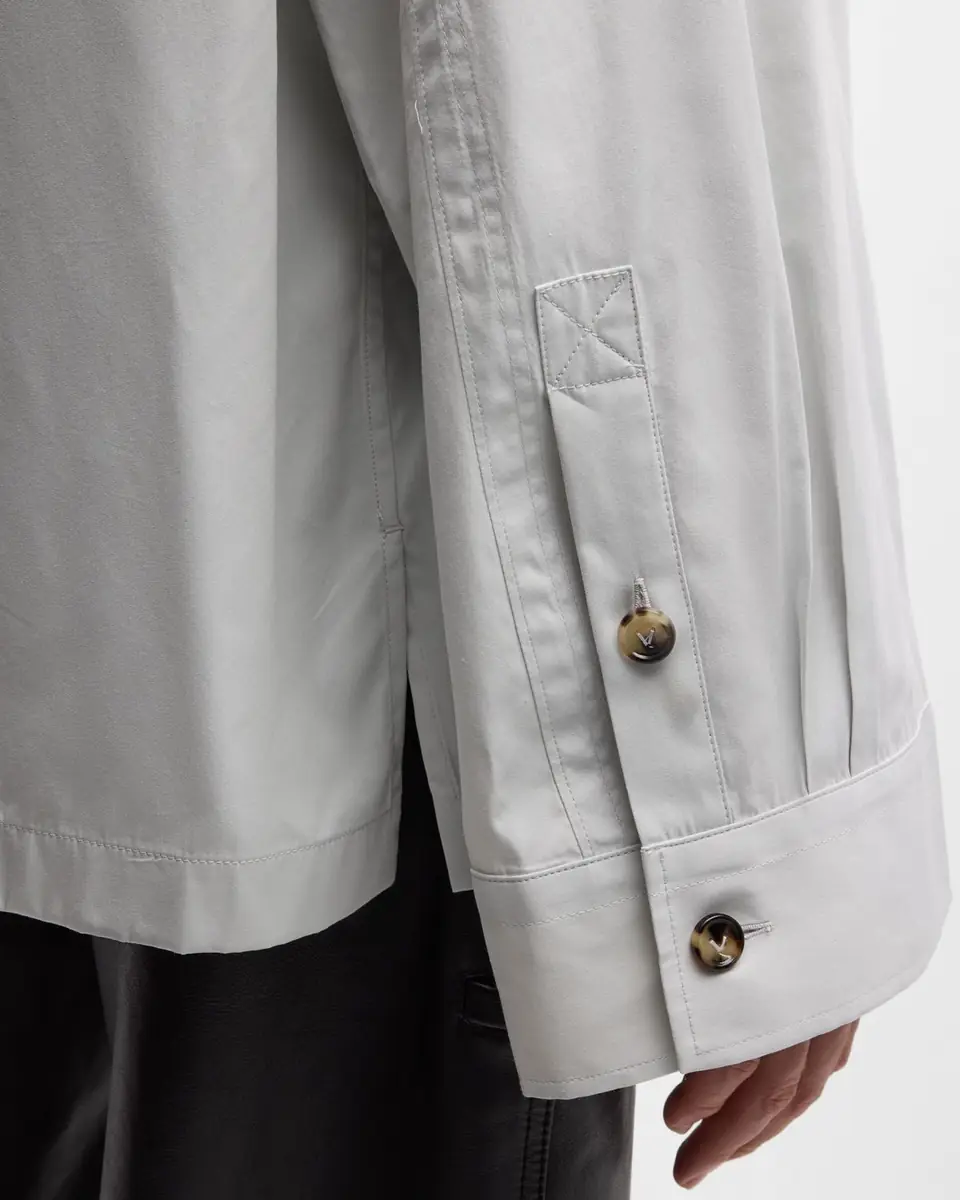 Bottega Veneta Men's Technical Cotton-Silk Shirt | Thumbnail 6