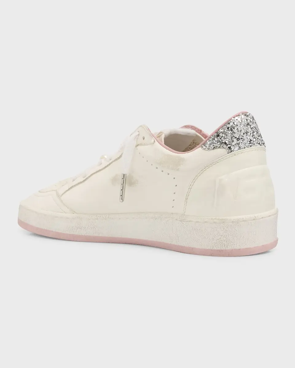 Golden Goose Ball Star Pearly Glitter Low-Top Sneakers | Thumbnail 4 Golden Goose Ball Star Pearly Glitter Low-Top Sneakers | Thumbnail 4