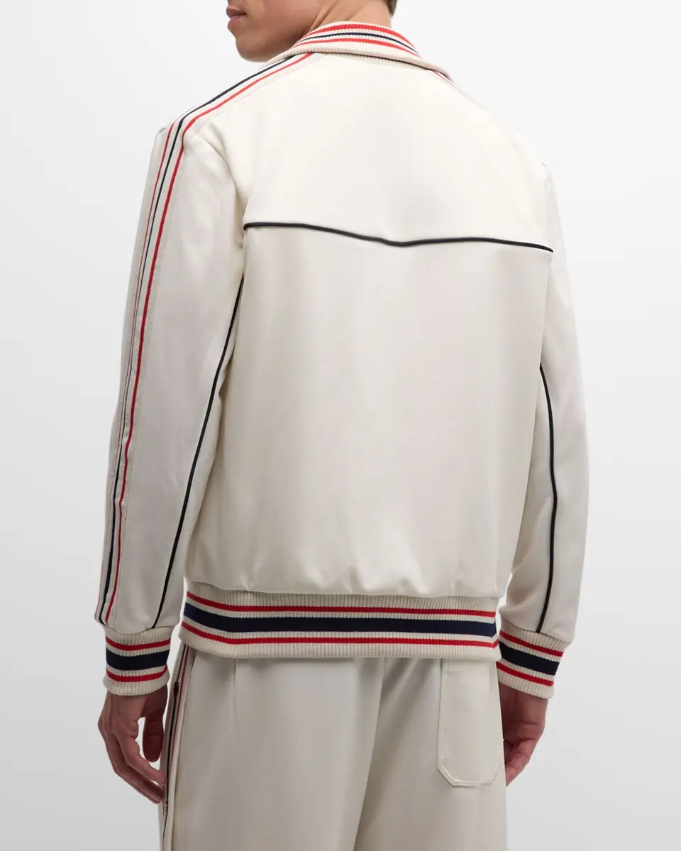 Golden Goose Men's Zipped Patchwork Track Jacket | Thumbnail 2 Golden Goose Men's Zipped Patchwork Track Jacket | Thumbnail 2