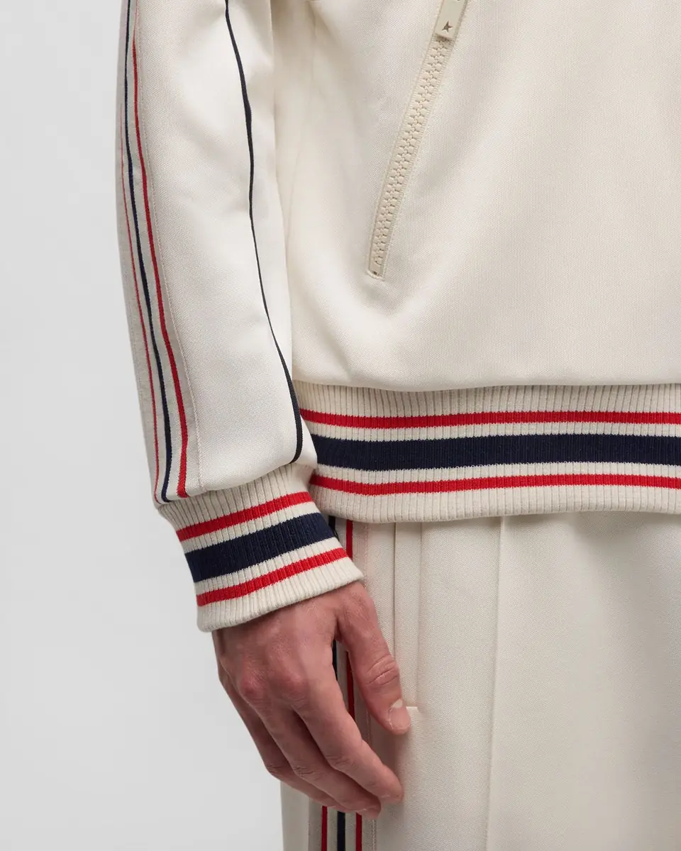 Golden Goose Men's Zipped Patchwork Track Jacket | Thumbnail 4 Golden Goose Men's Zipped Patchwork Track Jacket | Thumbnail 4