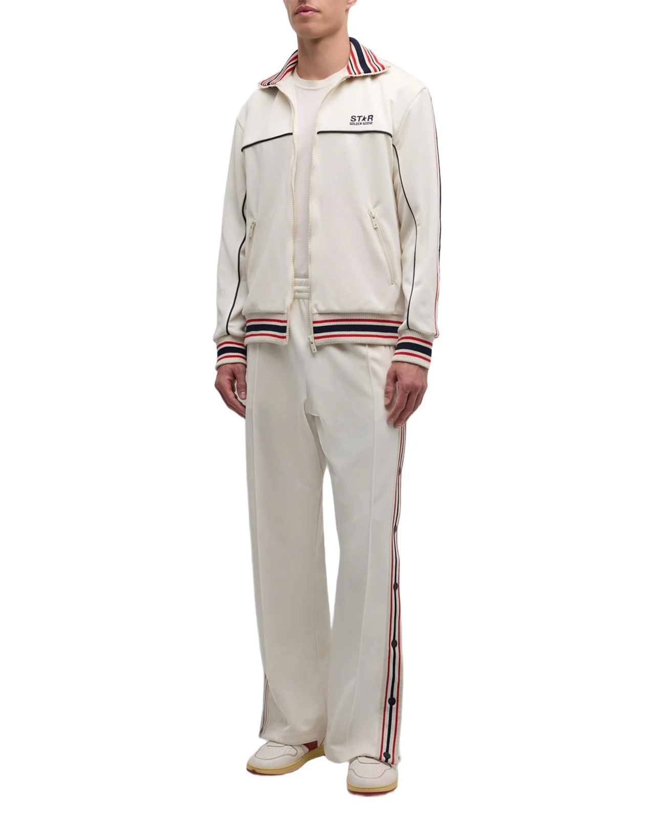 Golden Goose Men's Zipped Patchwork Track Jacket
