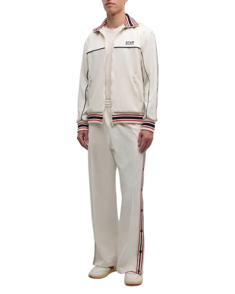 Golden Goose Men's Zipped Patchwork Track Jacket