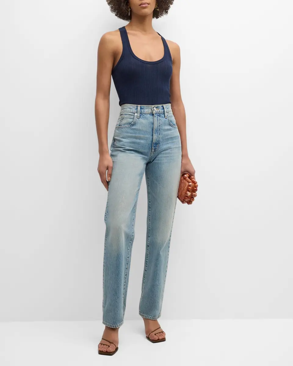 A.L.C. Iris Striped Scoop-Neck Tank Top | Thumbnail 5 A.L.C. Iris Striped Scoop-Neck Tank Top | Thumbnail 5