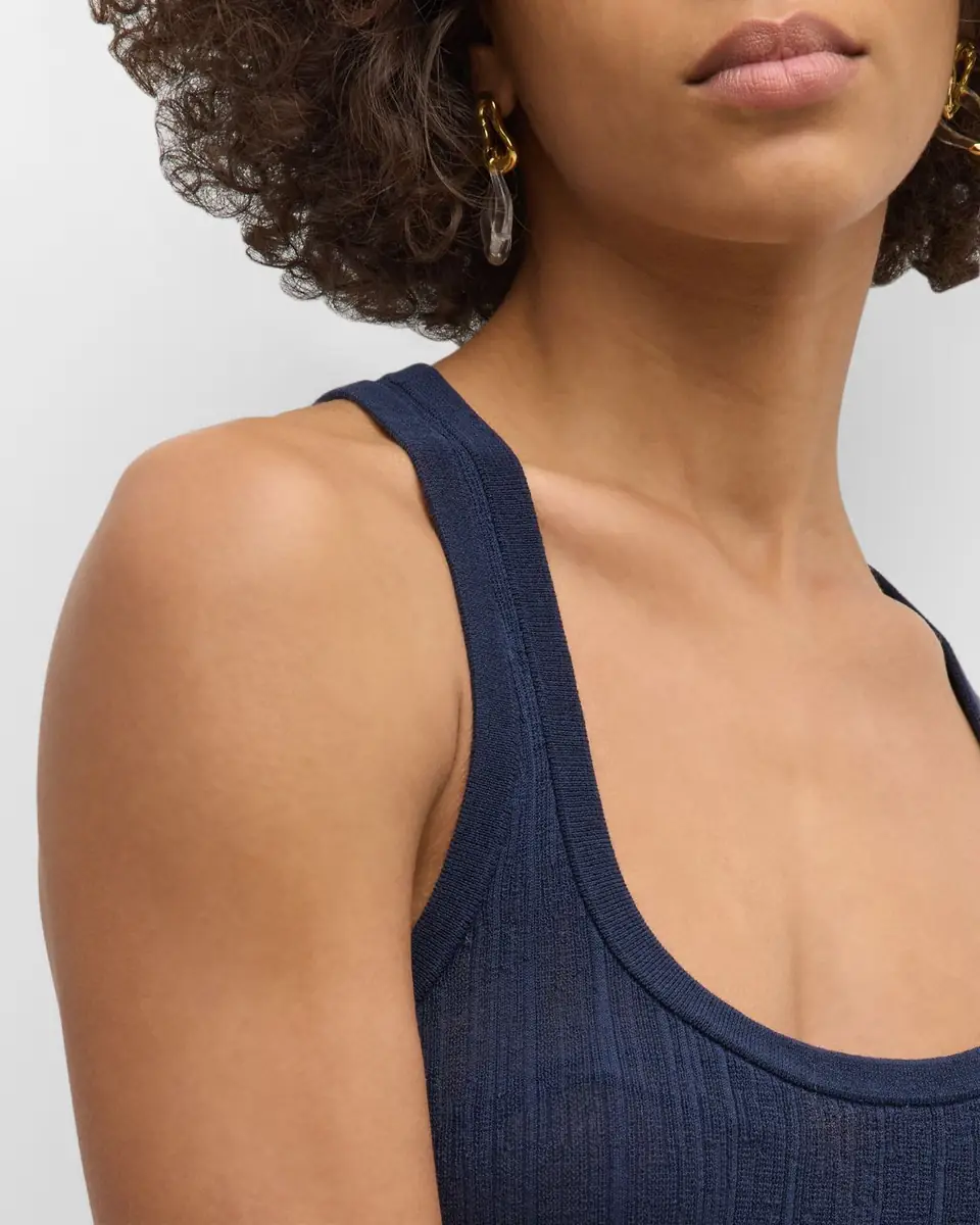 A.L.C. Iris Striped Scoop-Neck Tank Top | Thumbnail 8 A.L.C. Iris Striped Scoop-Neck Tank Top | Thumbnail 8