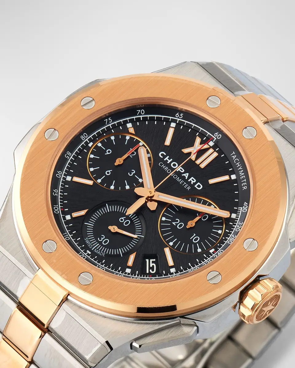 Chopard 44mm Alpine Eagle XL Chrono Watch, Two Tone | Thumbnail 2 Chopard 44mm Alpine Eagle XL Chrono Watch, Two Tone | Thumbnail 2