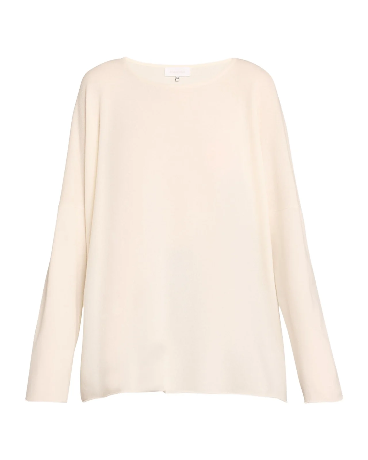 Eskandar Raw-Edged Cashmere Top