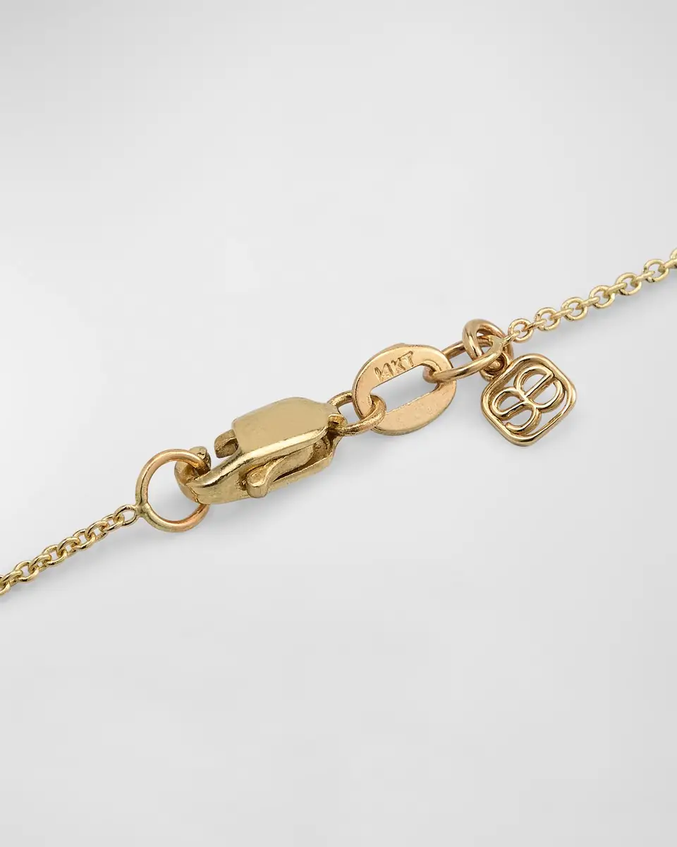 Sydney Evan 14K Star of David Charm on Light Chain Necklace | Thumbnail 4