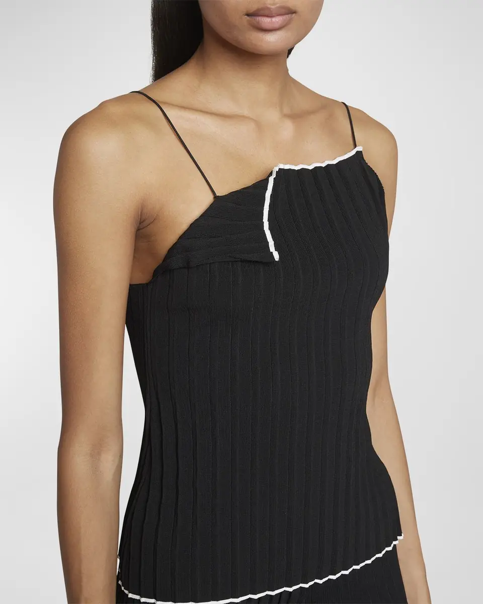 Jacquemus Le Haut Maille Plisse Top | Thumbnail 2