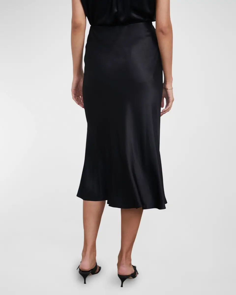 RAILS Maya Satin Midi Skirt | Thumbnail 4 RAILS Maya Satin Midi Skirt | Thumbnail 4