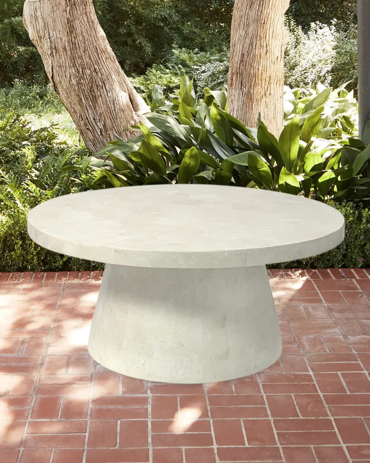 Palecek Foley Stone Outdoor Coffee Table